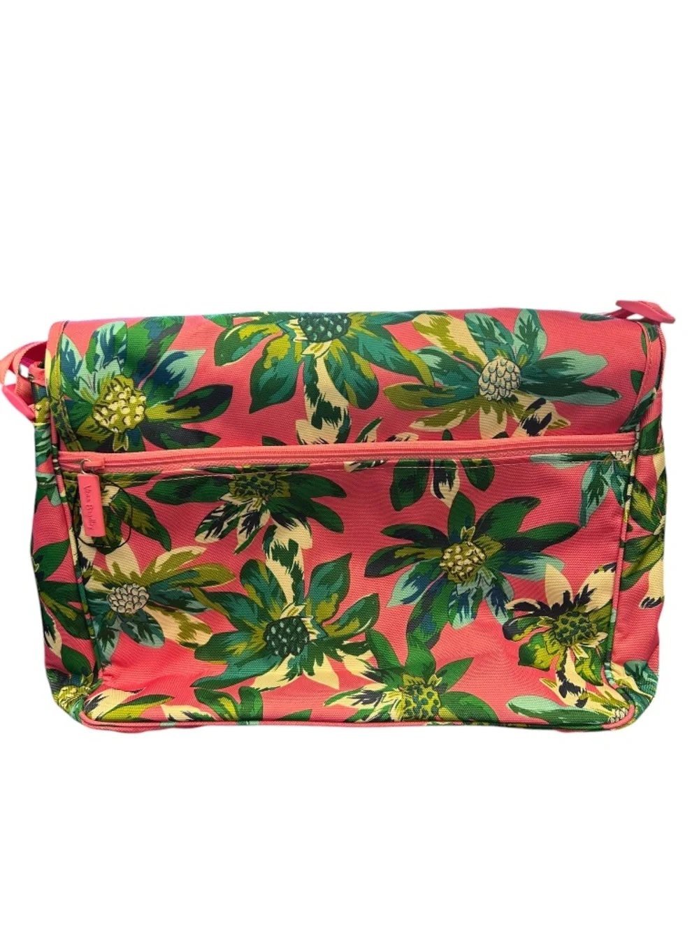 Vera Bradley Tropical Print Messenger Book Bag